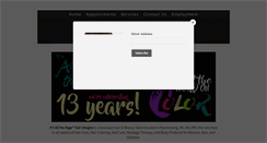 Desktop Screenshot of itsalltheragehairdesigns.com